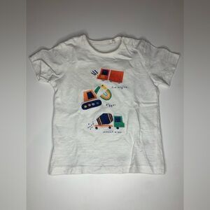 3 for $10 - Tu Kids White Tee with Colorful Vehicle Design
